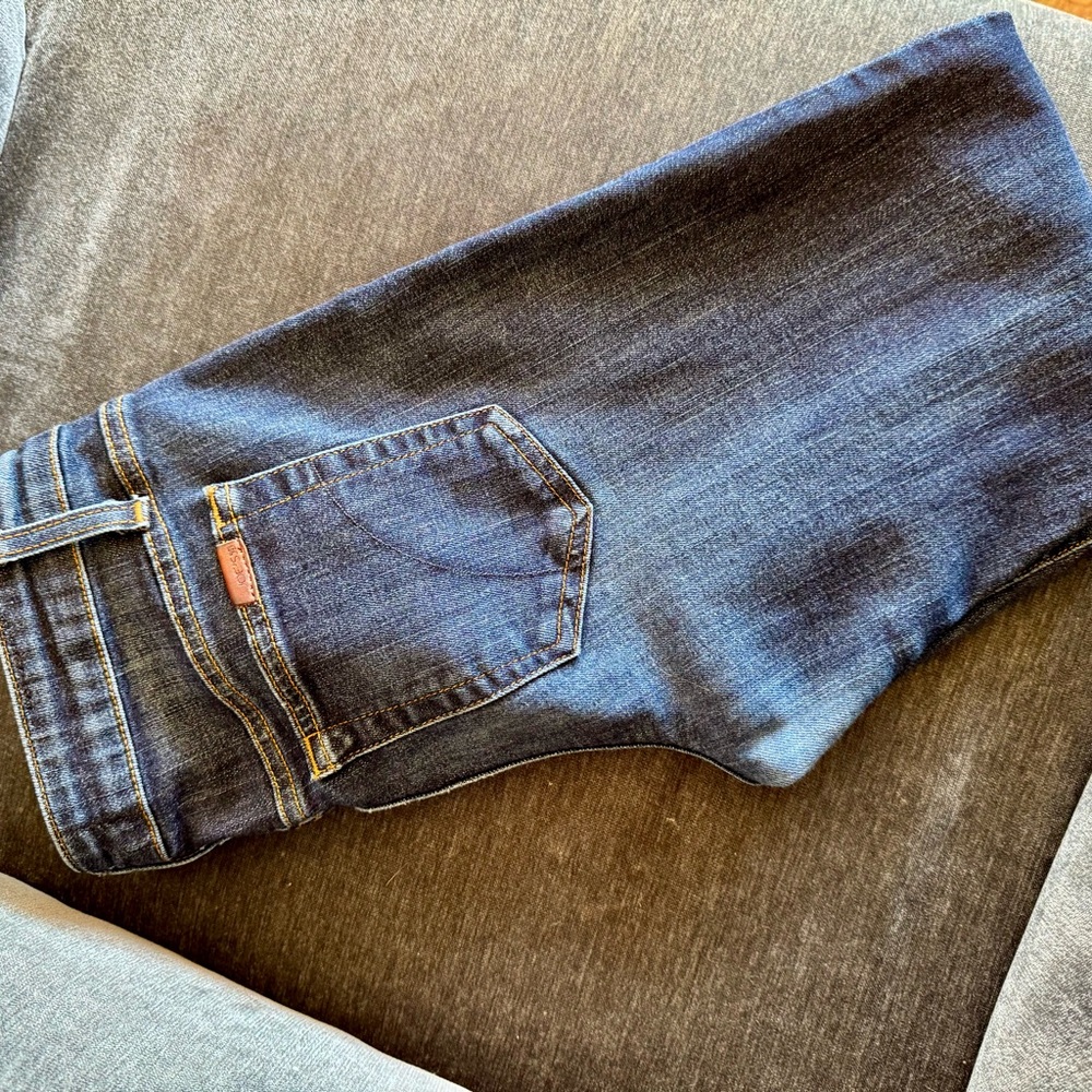 Joe's Jeans Dark Blue Women Straight Leg Denim